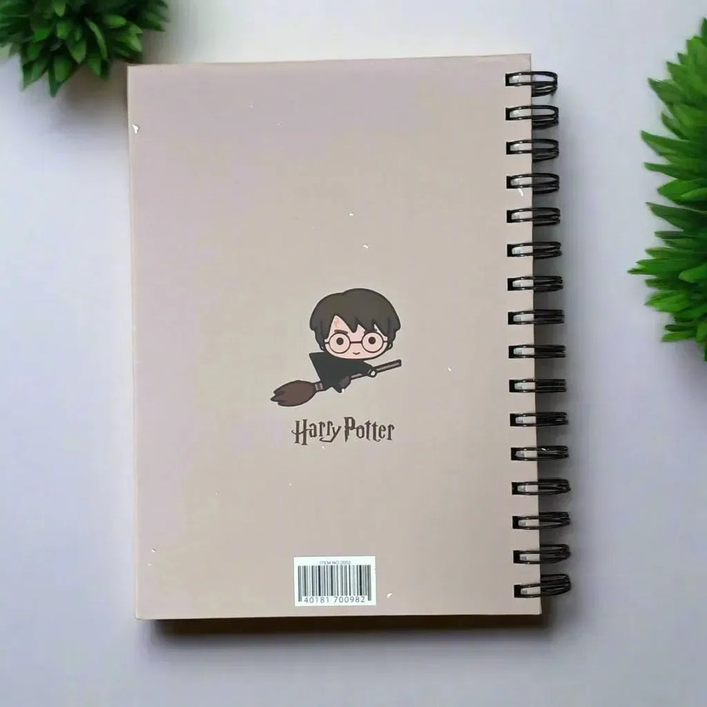 Cute Chibi Harry Potter Spiral Notebook Diary | Hogwarts Fan Stationery